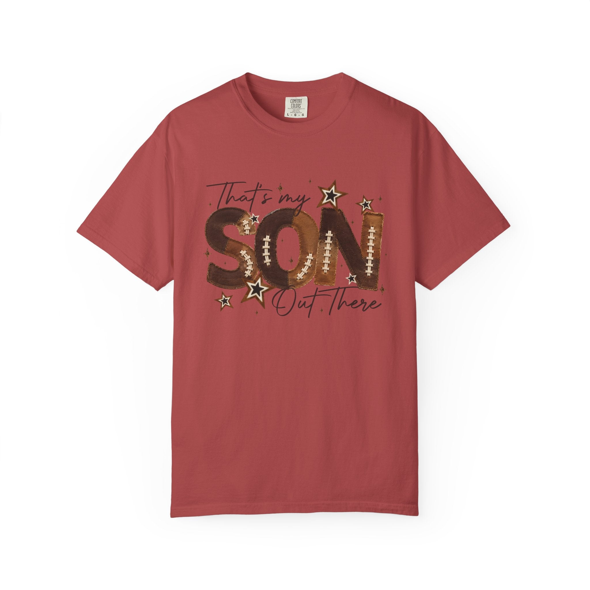 That’s My Son Football T-Shirt — Personalized Jersey Number Tee