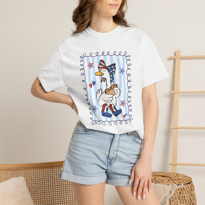Red White & Goose Graphic Tee