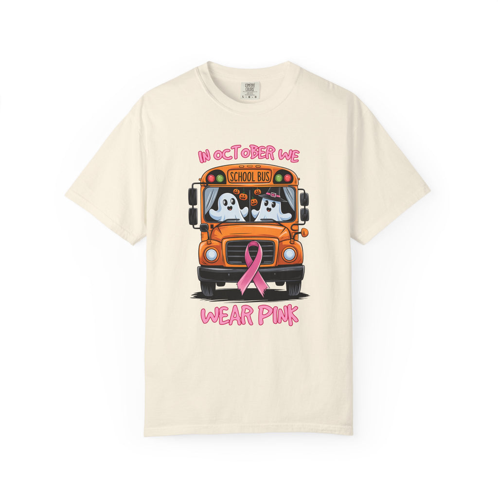 Breast Cancer Awareness School Bus Tee