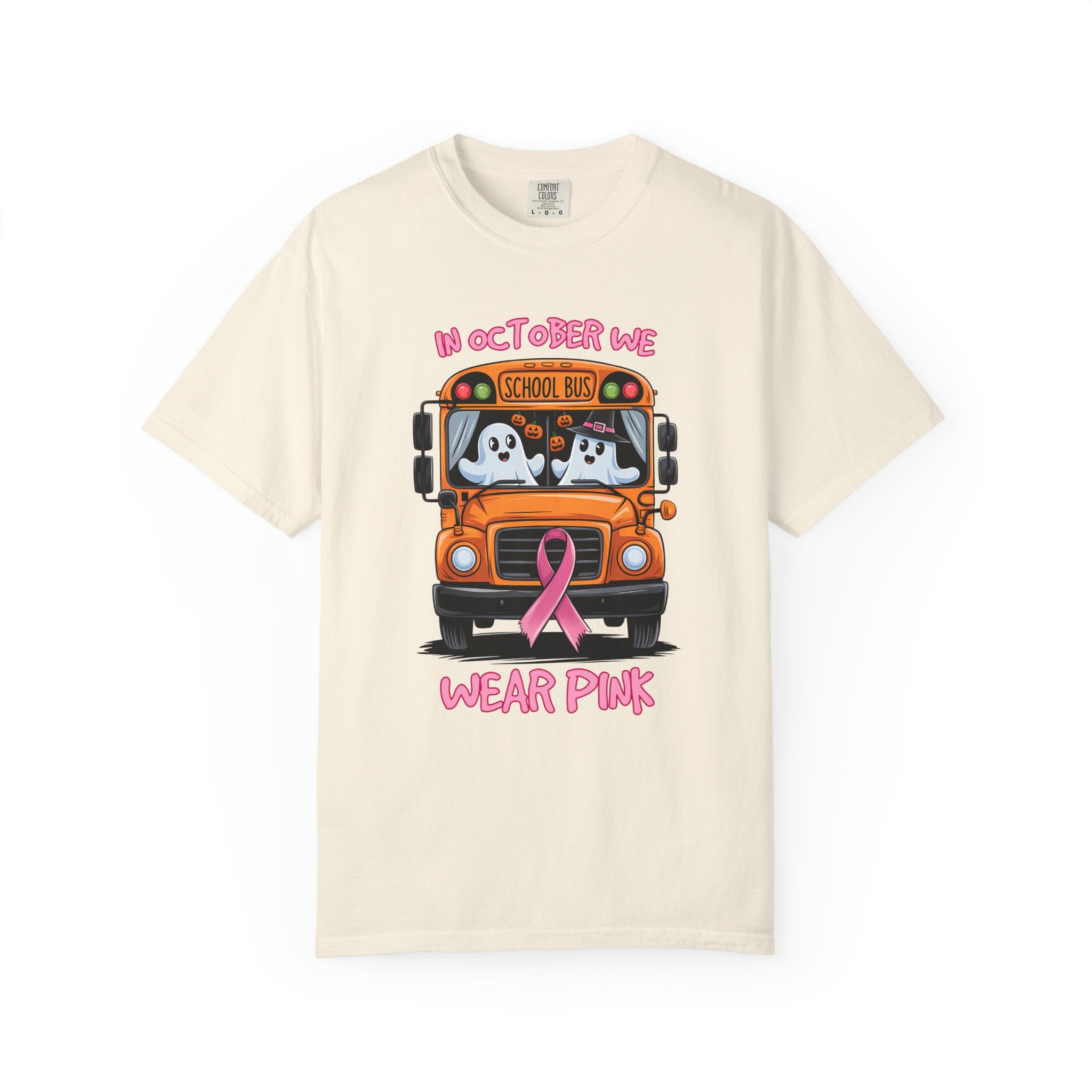 Breast Cancer Awareness School Bus Tee