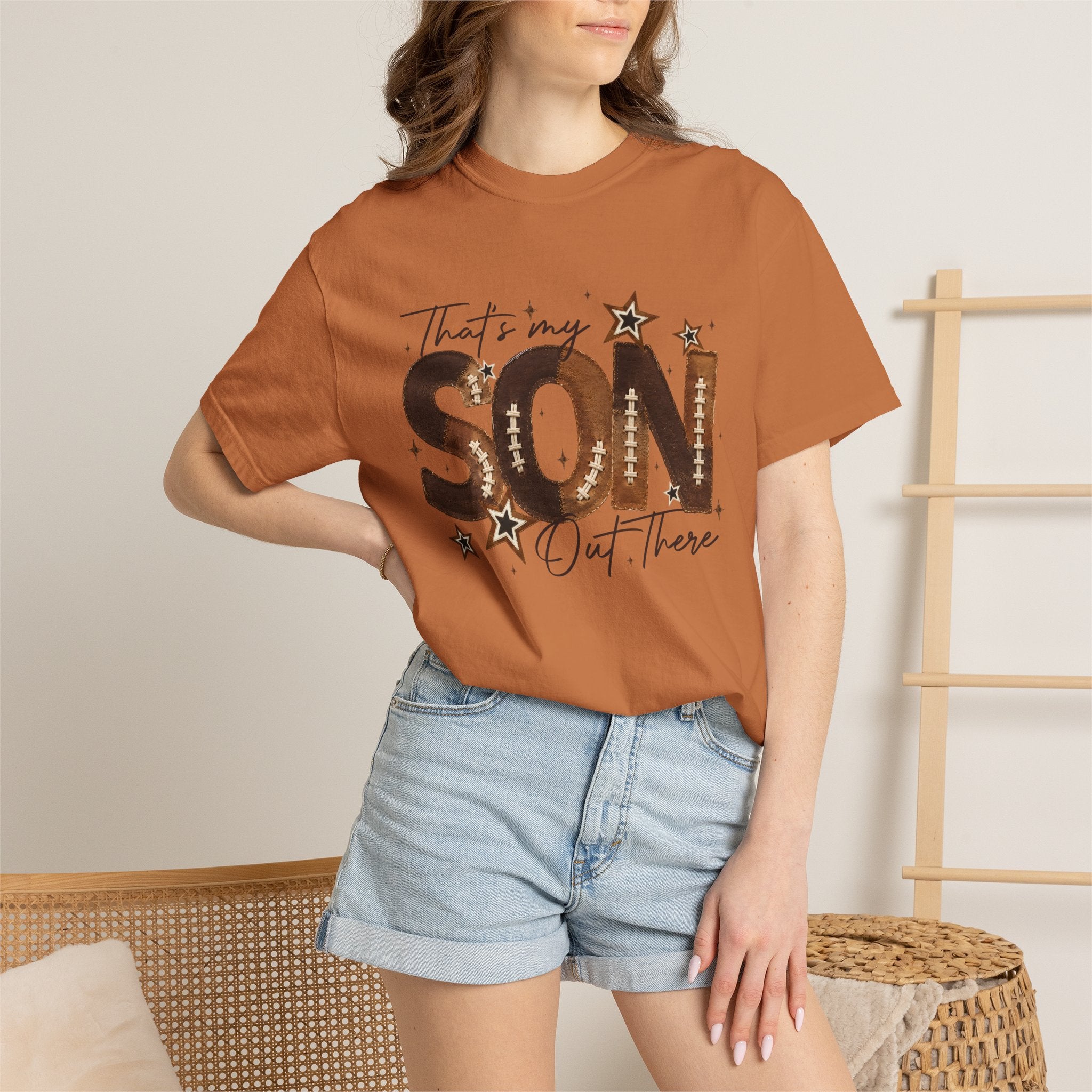 That’s My Son Football T-Shirt — Personalized Jersey Number Tee