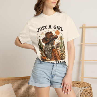 Just A Girl Who Loves Fall Tee