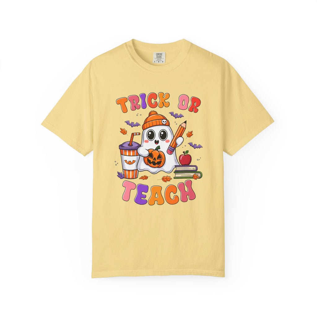 Trick or Teach Halloween Teacher Tee