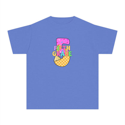 Fifth Grade Ice Cream Pencil Youth Tee