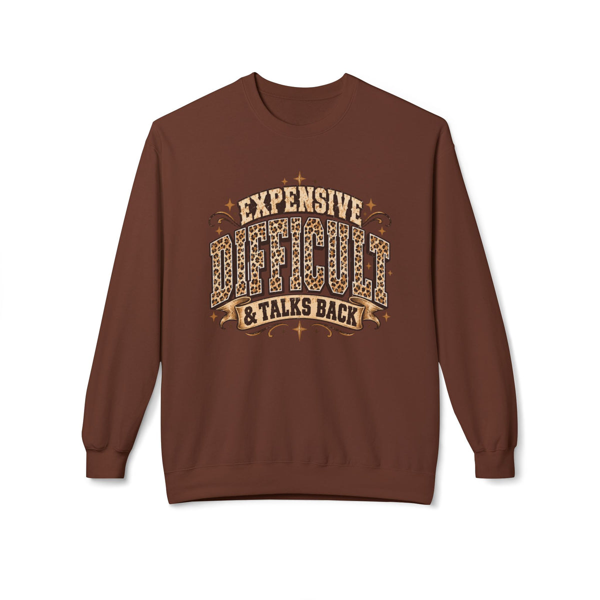 Talks Back Fleece Crewneck