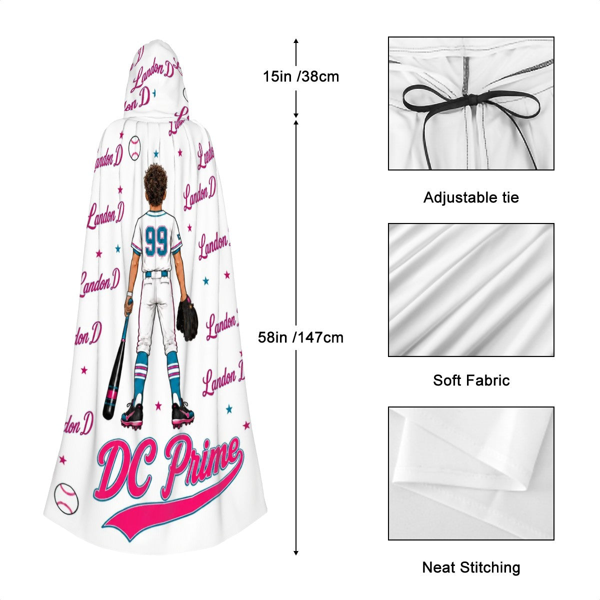 Landon D. Hoodie Blanket