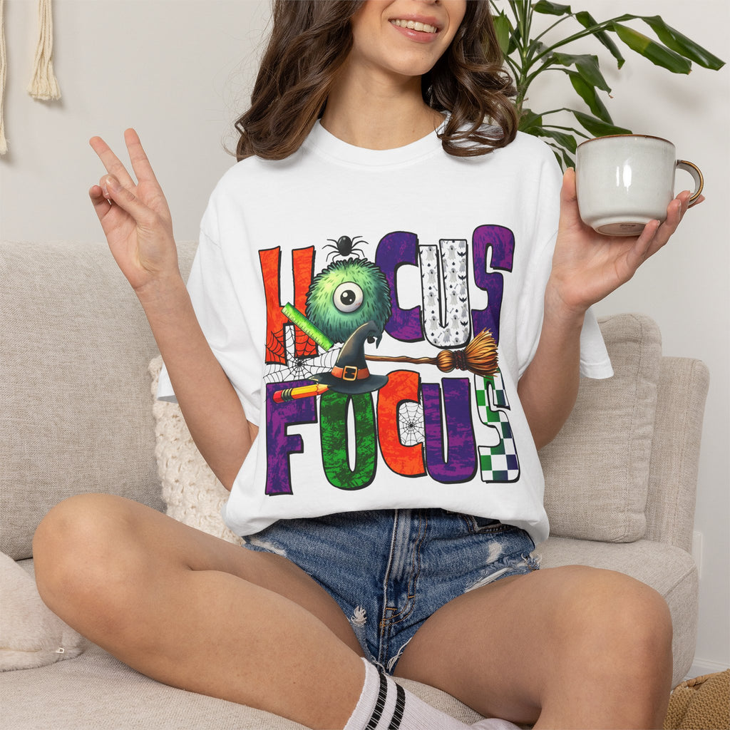 Kids' 'Hocus Focus' Halloween T-Shirt — Playful Monster Magic Tee
