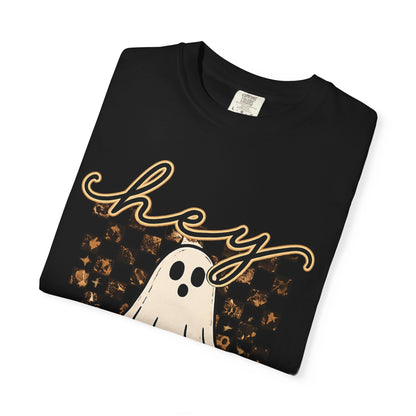 Hey Boo Checkered Tee