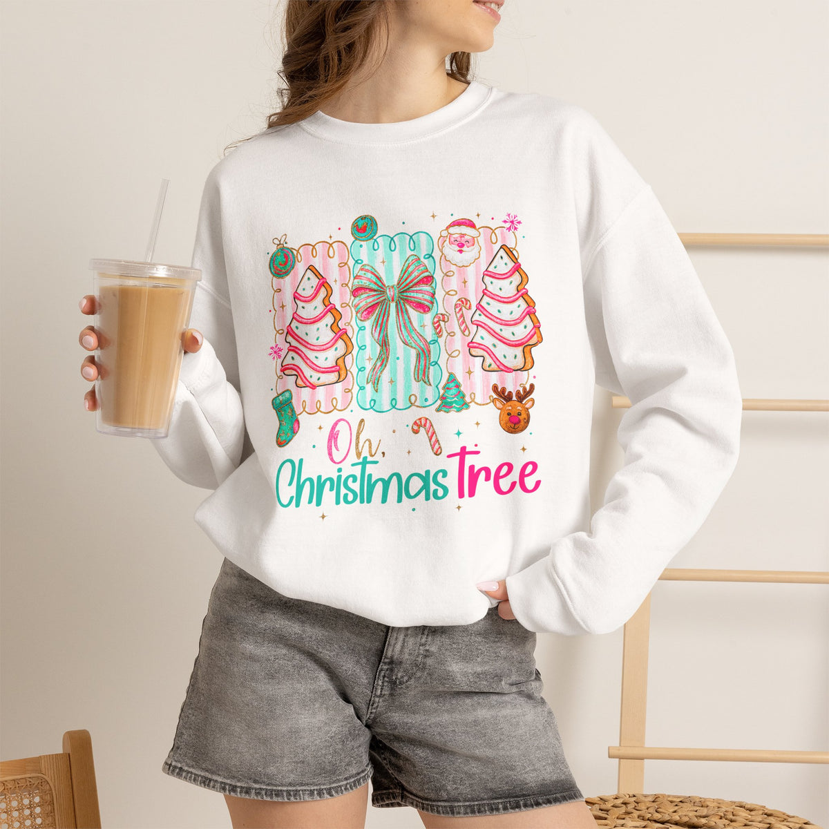 Oh Christmas Tree Christmas Crewneck Sweatshirt