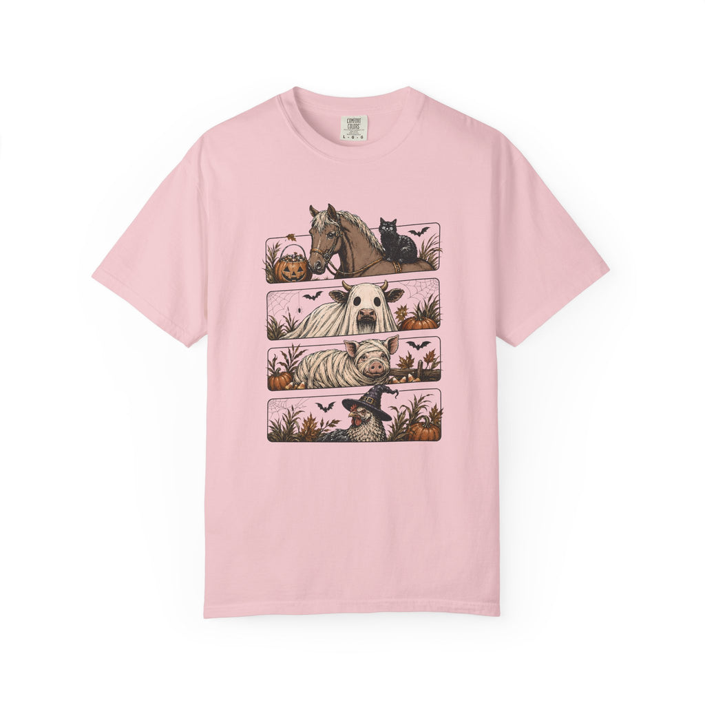 Halloween Farm Animals Adult Tee