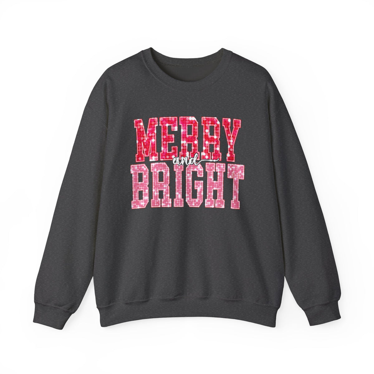 Merry and Bright Christmas Crewneck Sweatshirt