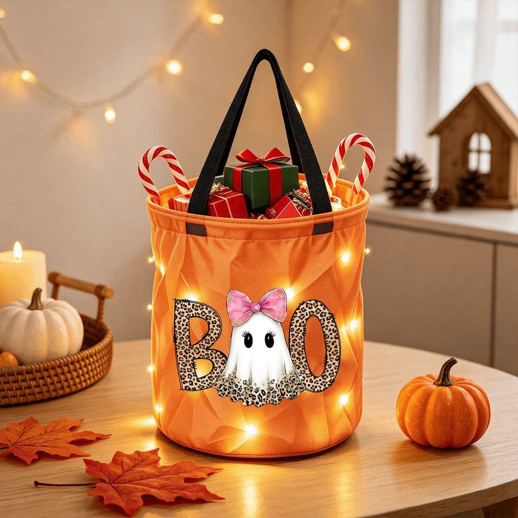 Light Up Halloween Basket