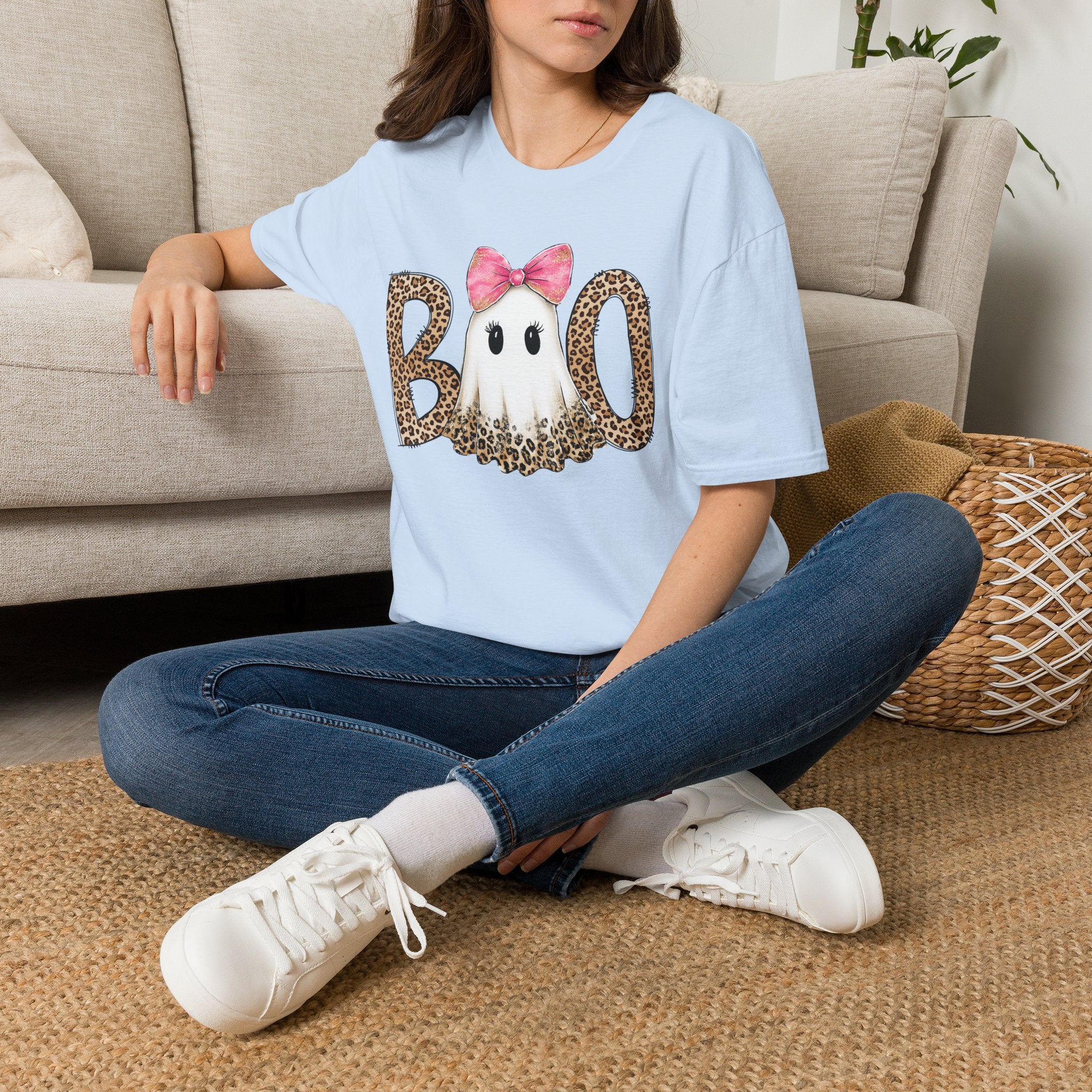 Boo Leopard Ghost Tee