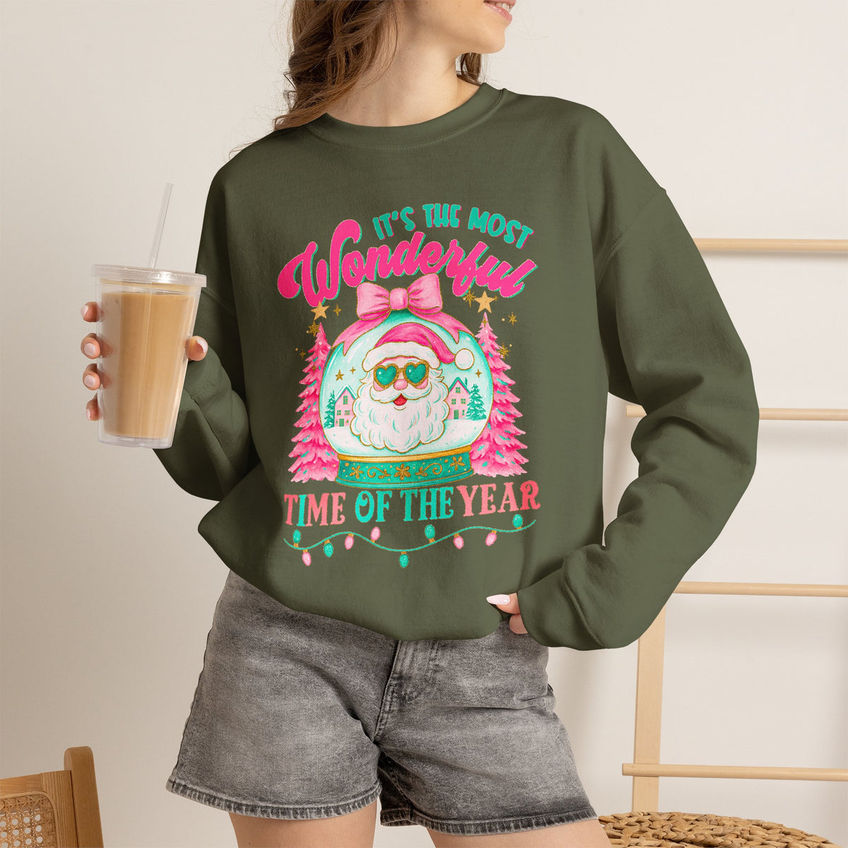 It’s the Most Wonderful Time of the Year Christmas Crewneck Sweatshirt