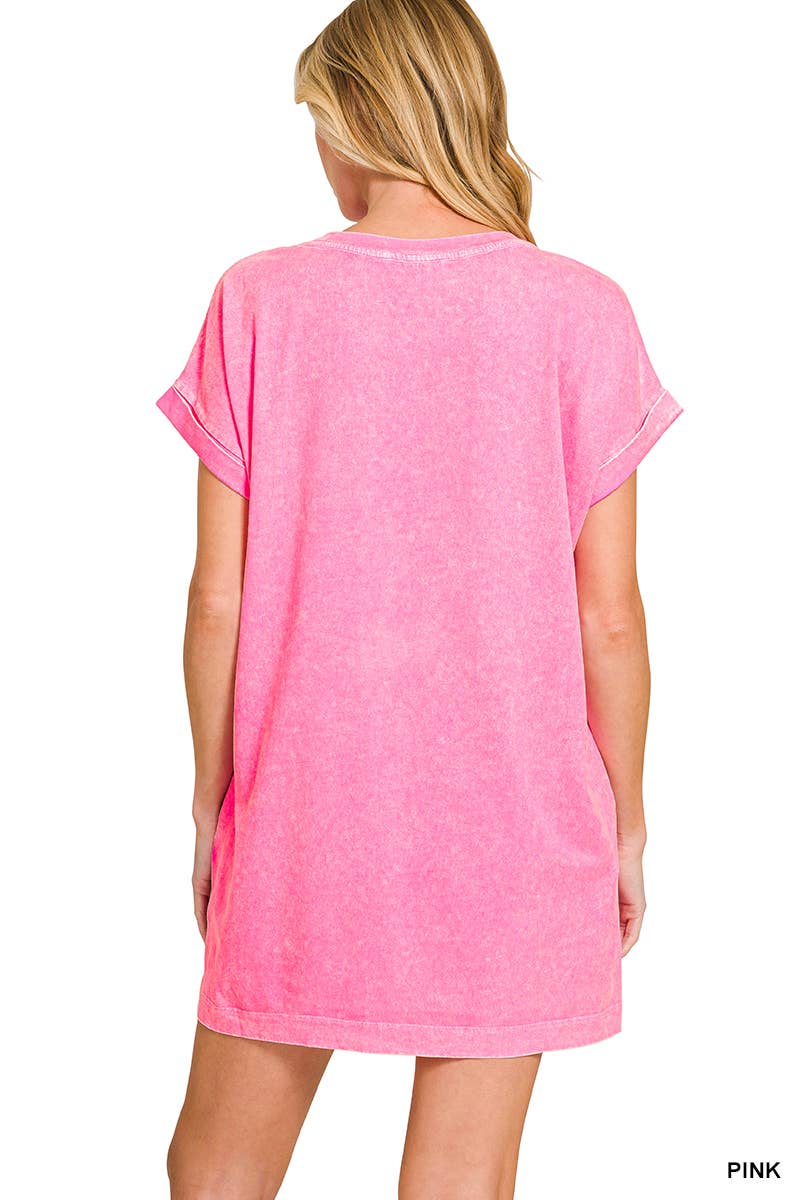 Zenana Cotton T-shirts Dress