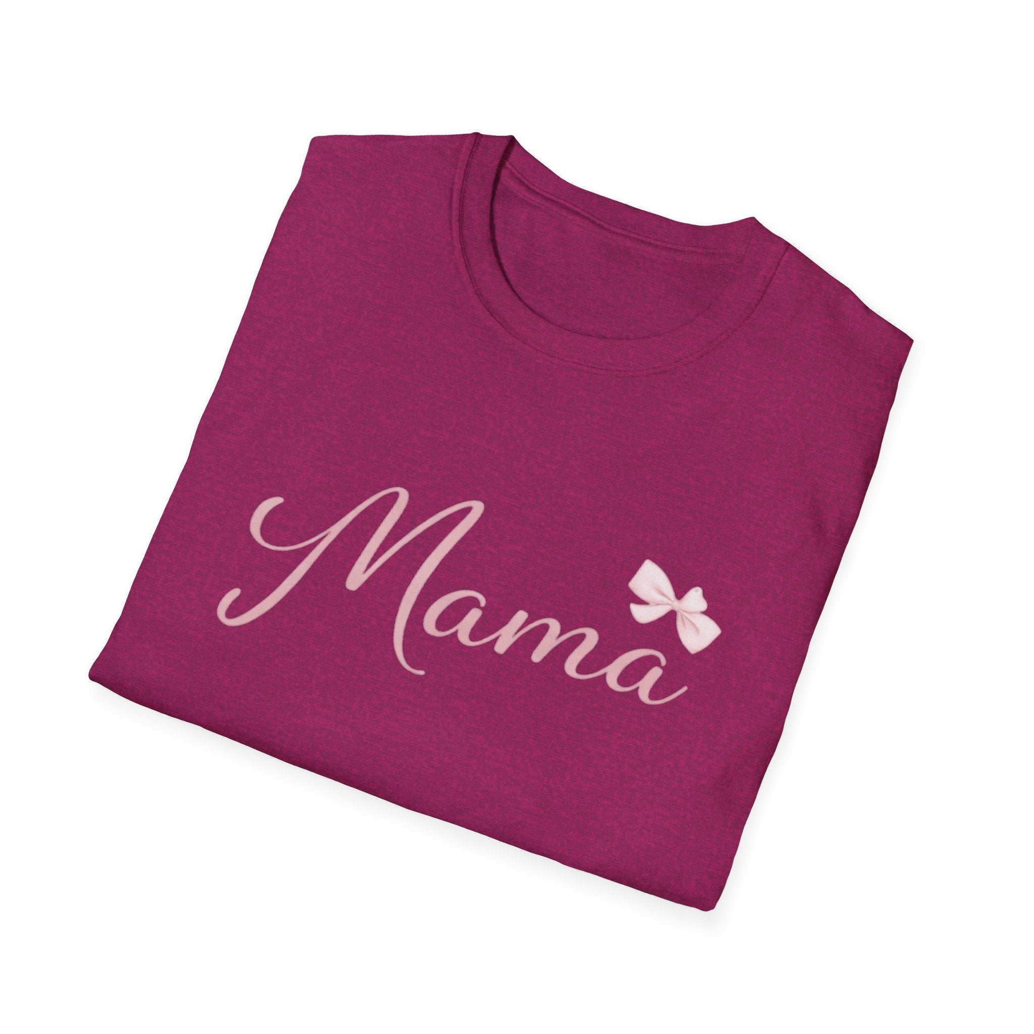 MAMA T-Shirt | pink calligraphy, motherhood tee | Matching MINI Tee