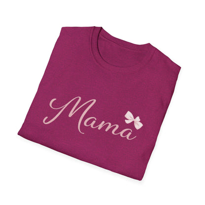 MAMA T-Shirt | pink calligraphy, motherhood tee | Matching MINI Tee
