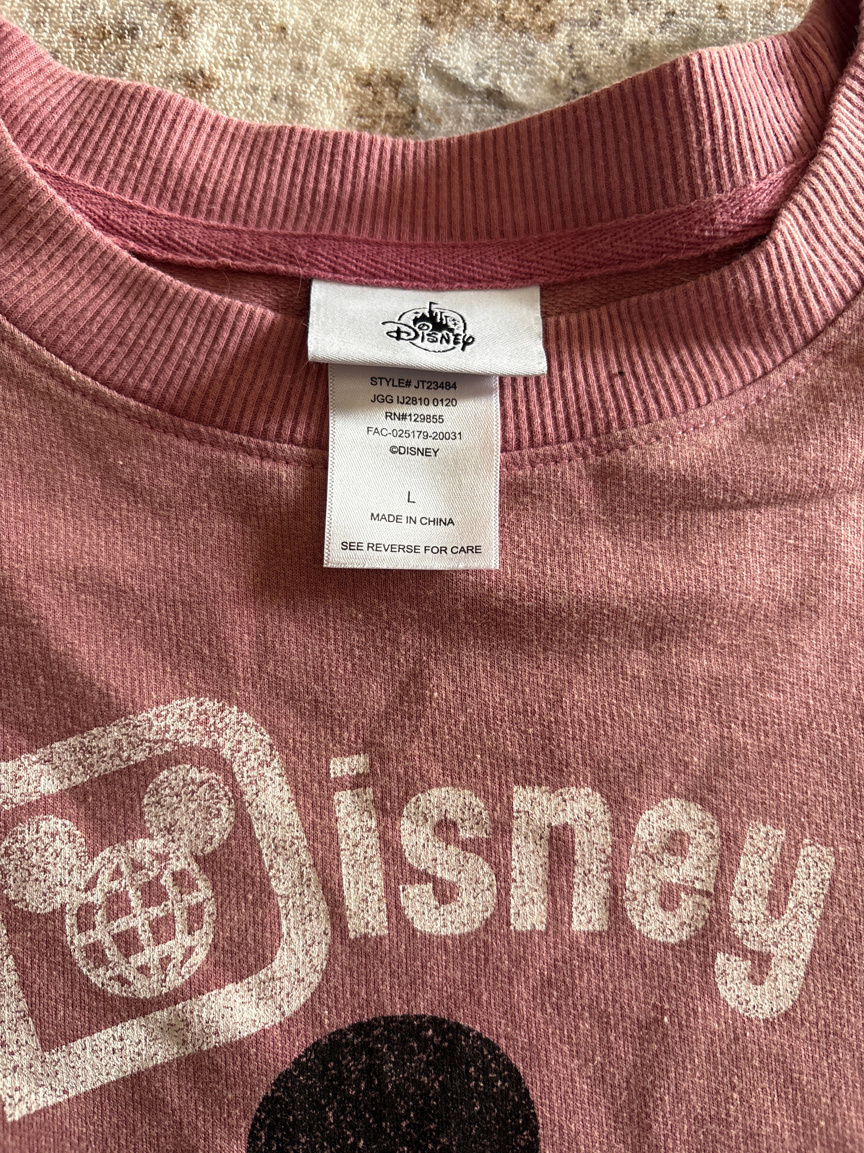 Disney Parks Walt Disney World Mickey Pullover Sweatshirt  | Large