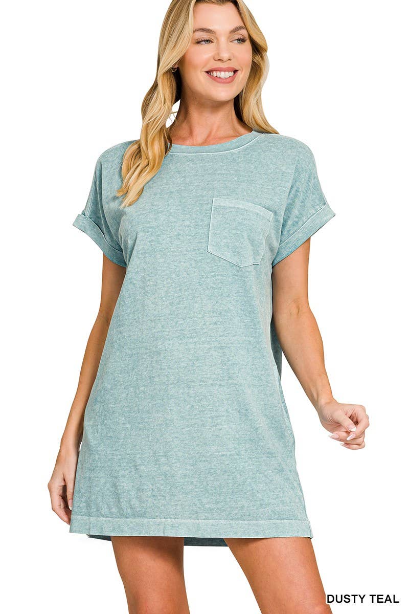 Zenana Cotton T-shirts Dress