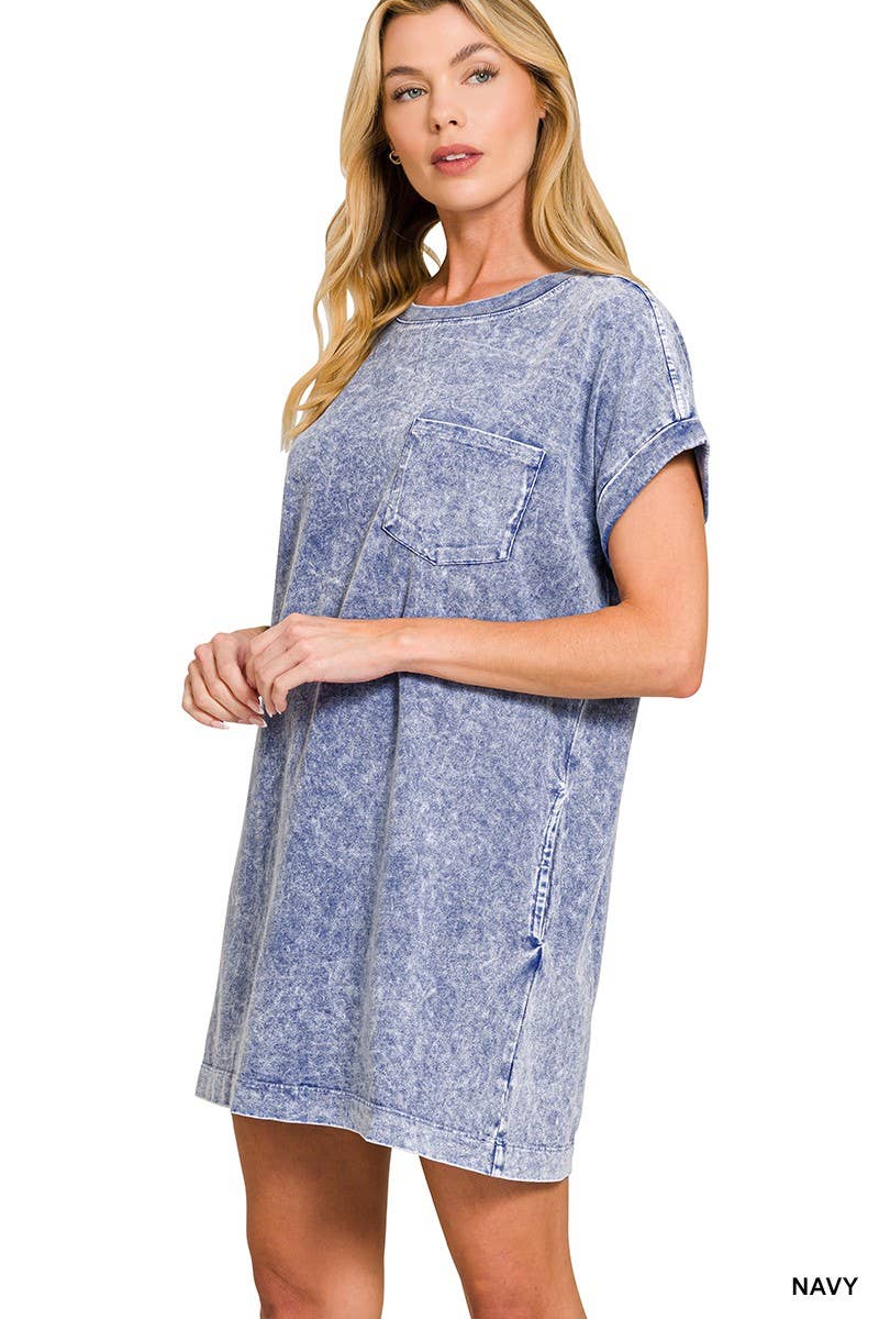 Zenana Cotton T-shirts Dress