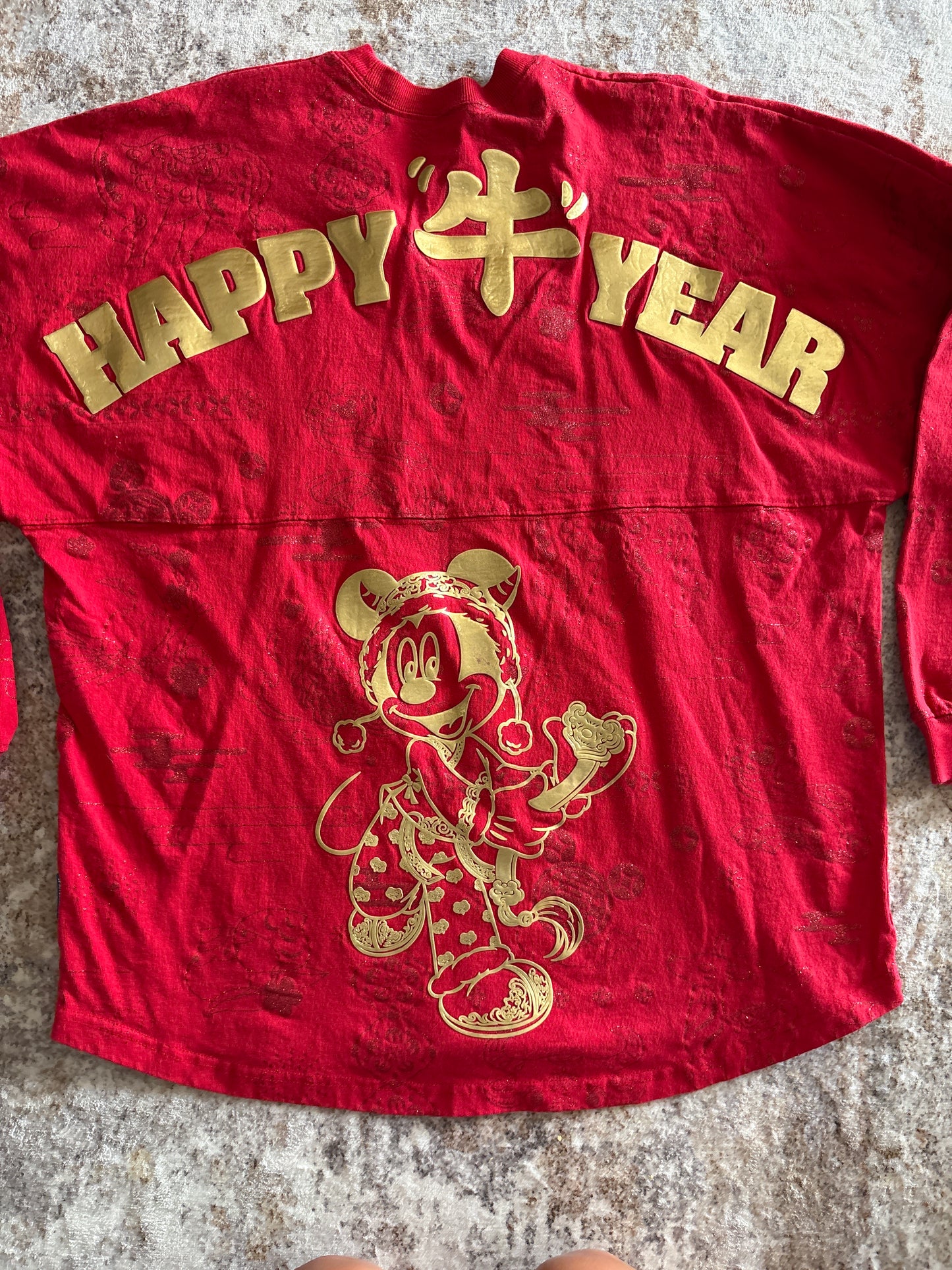 Disneyland Resort Happy 牛 Year Spirit Jersey – Lunar New Year Mickey | Large