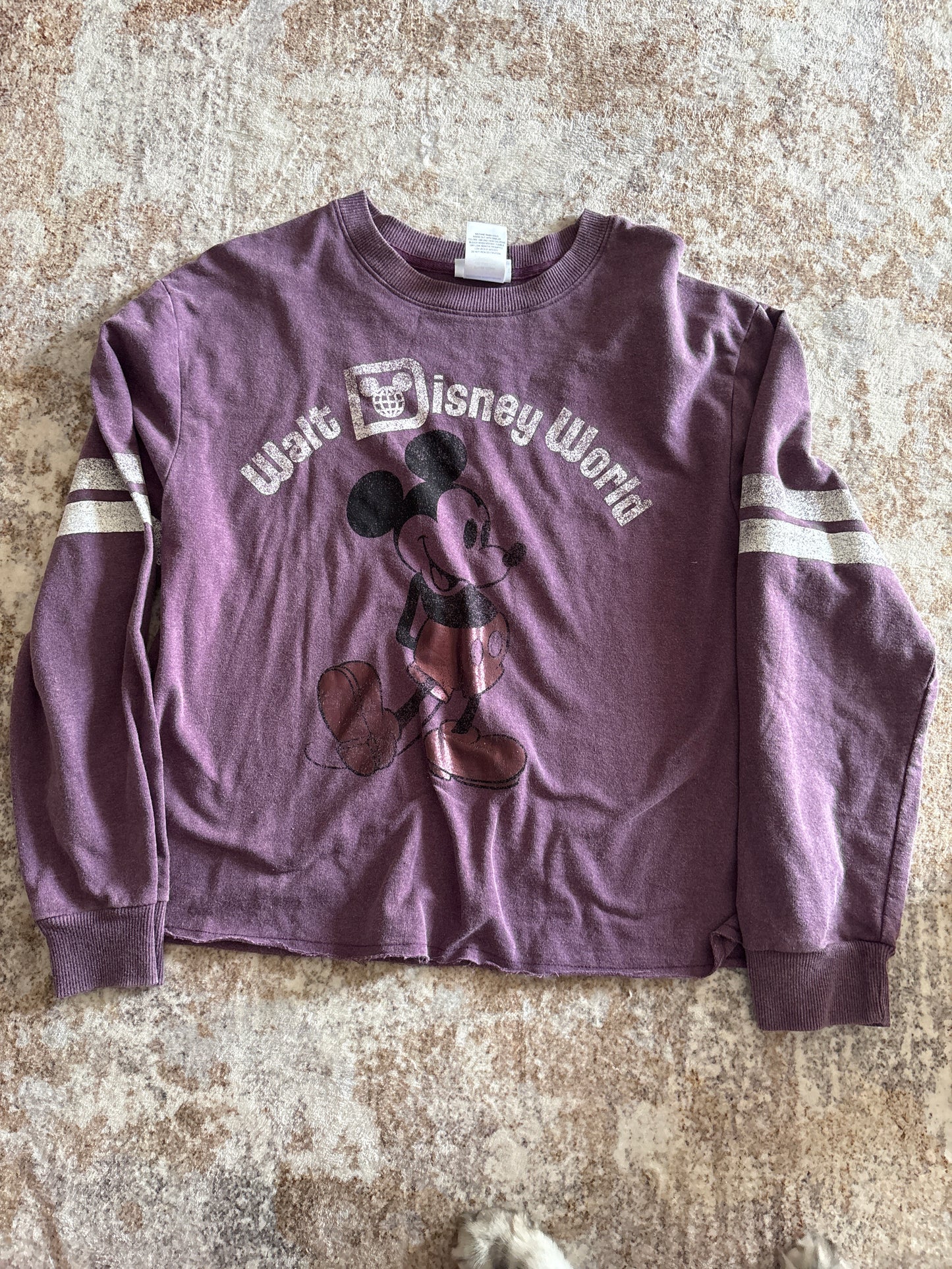 Disney Parks Walt Disney World Mickey Pullover Sweatshirt  | Large