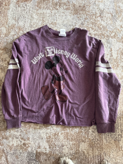 Disney Parks Walt Disney World Mickey Pullover Sweatshirt  | Large