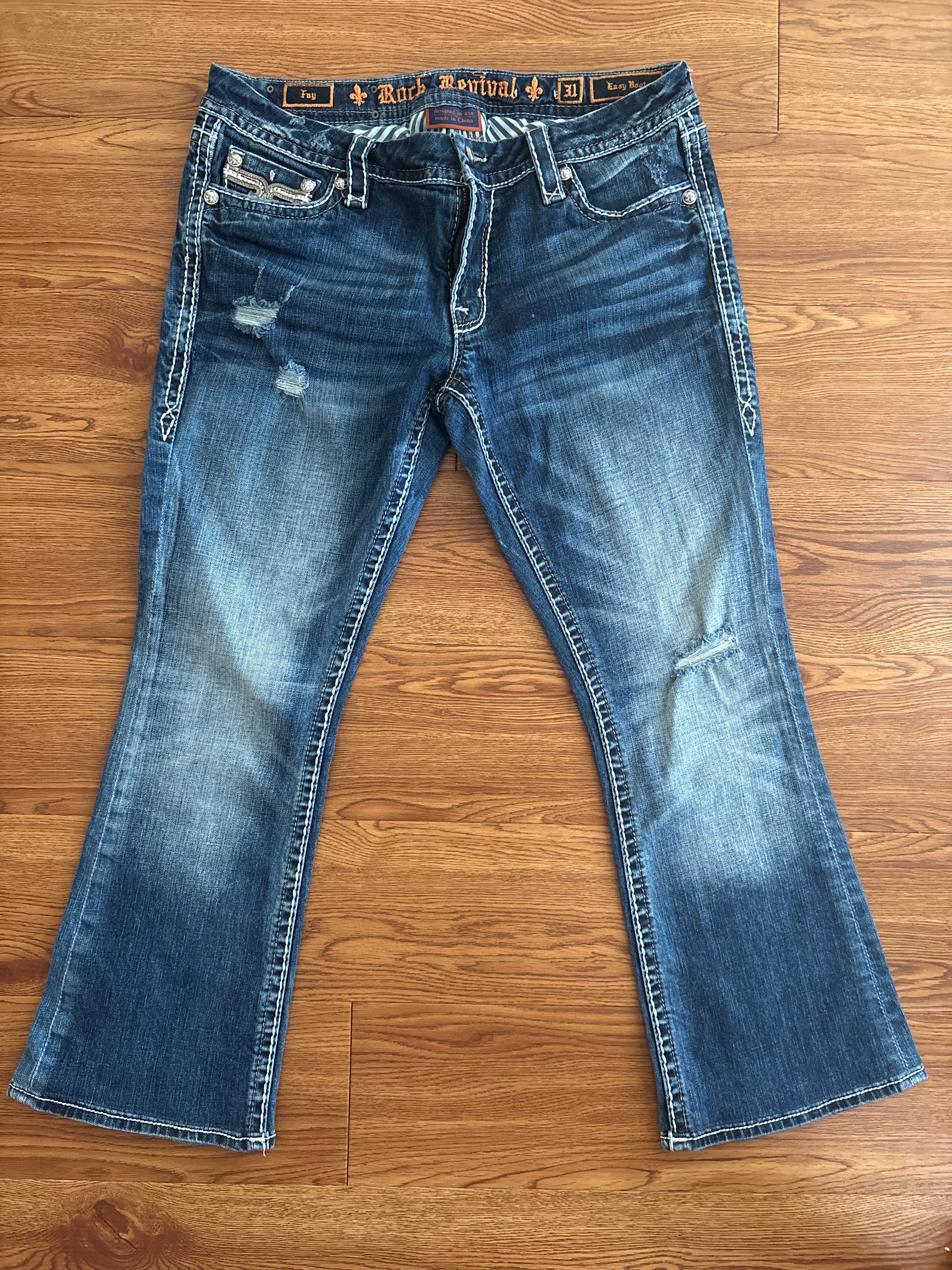 Rock Revival Fay Easy Boot Jeans | Size 31