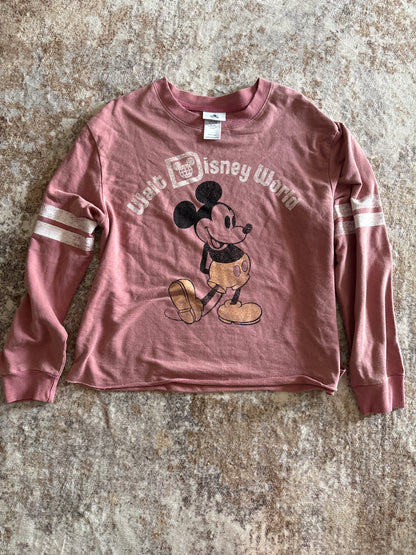 Disney Parks Walt Disney World Mickey Pullover Sweatshirt  | Large