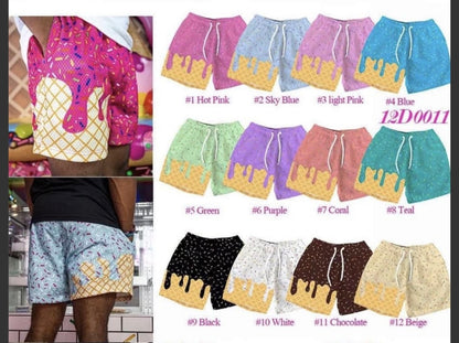 PRE-ORDER | Custom Team Ice Cream Shorts ⭐