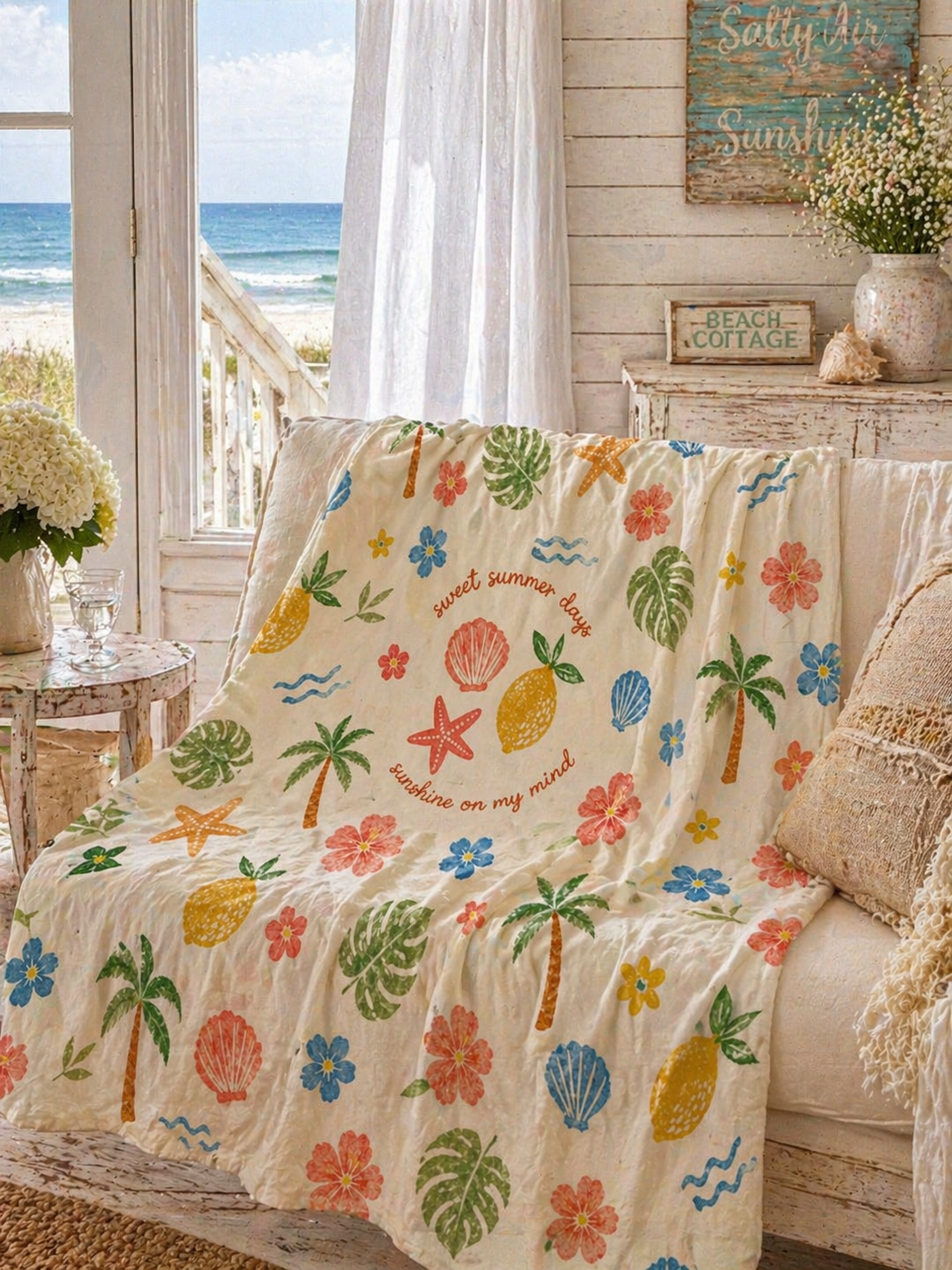 Sweet Summer Days Cozy Blanket- Your Sunny Season Essential