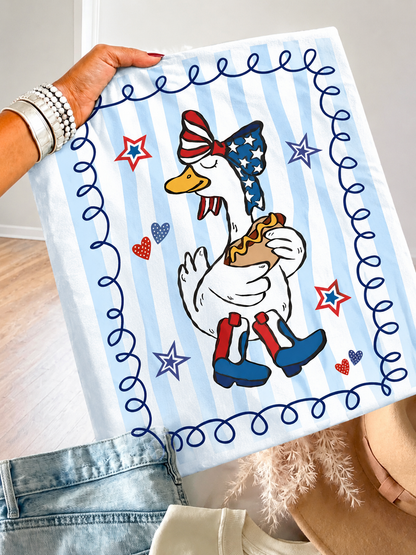 Red White & Goose Graphic Tee