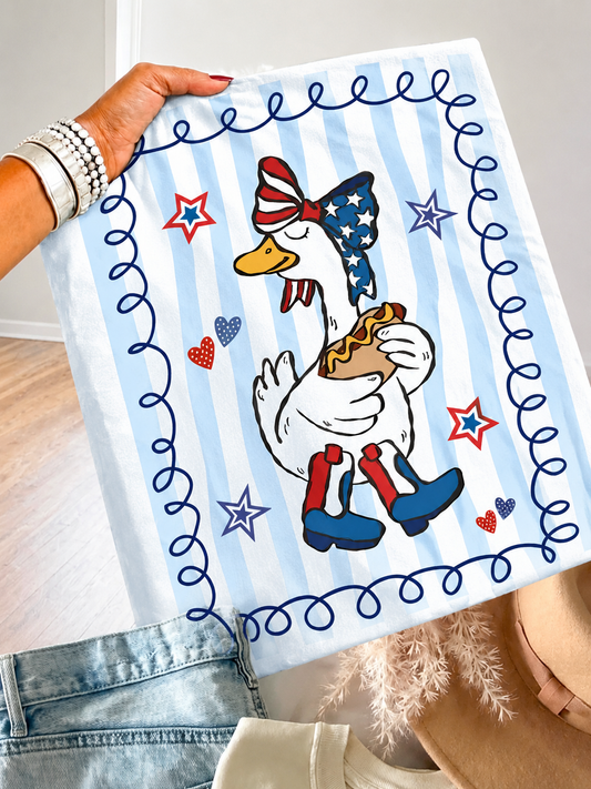 Red White & Goose Graphic Tee