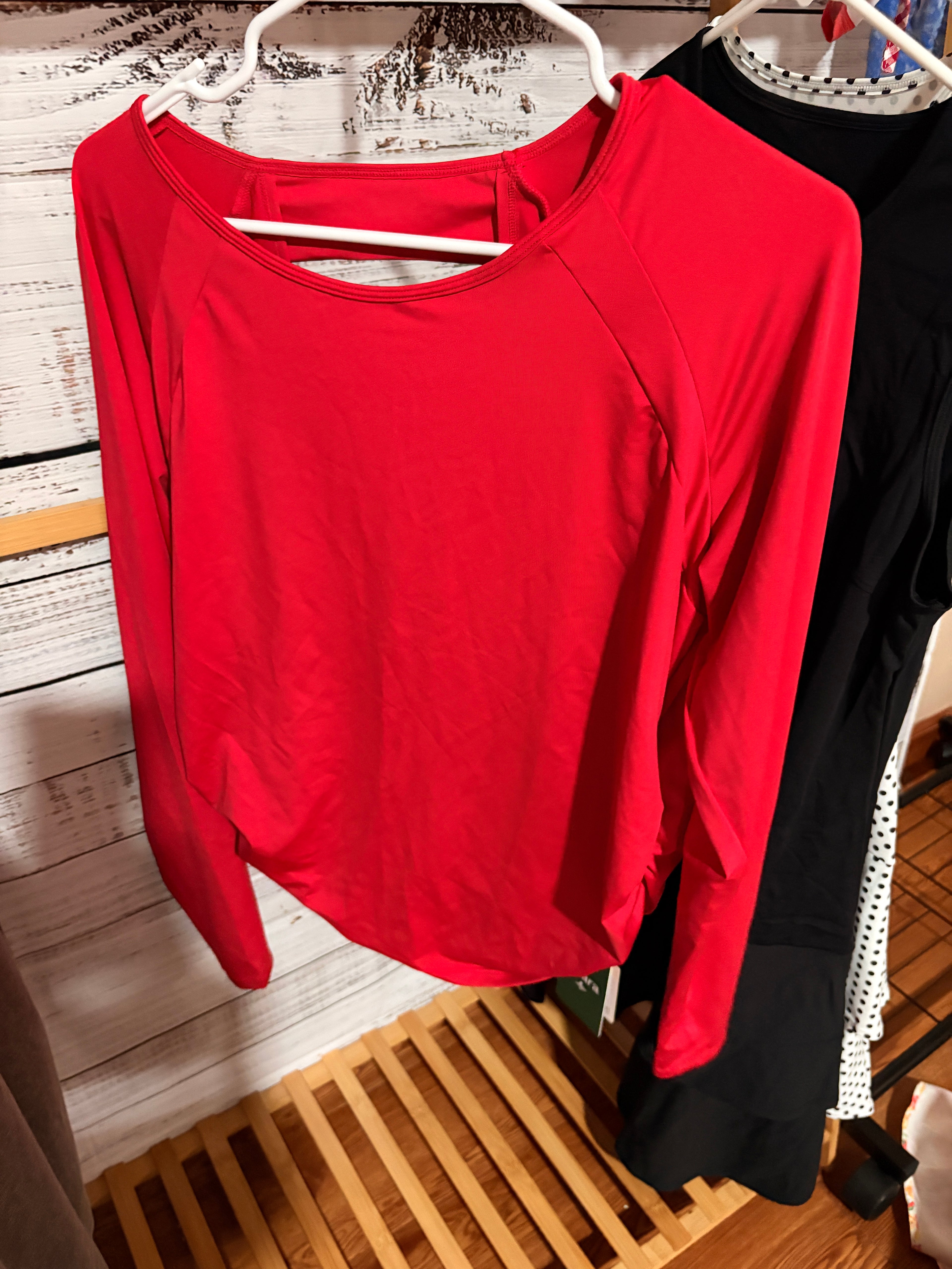 Halara Women’s Red Long Sleeve Performance Top