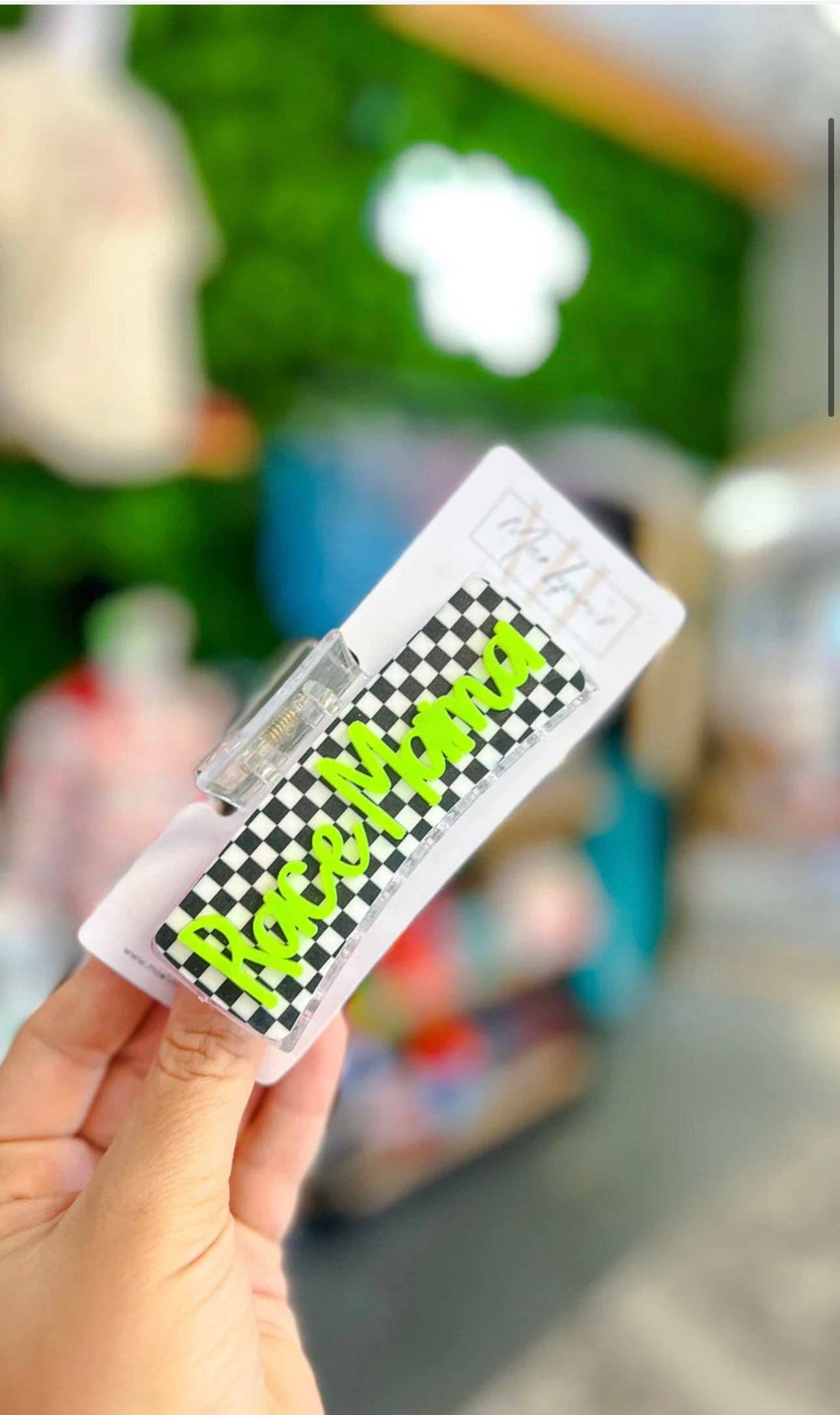 Race Mama claw clips