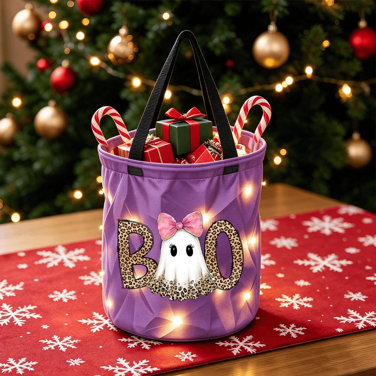 Light Up Halloween Basket